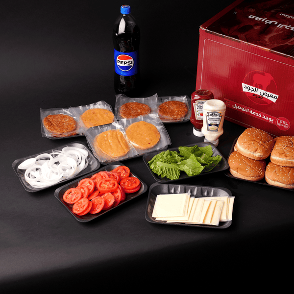 بوكس برجر لحم ودجاج(12قطعة )