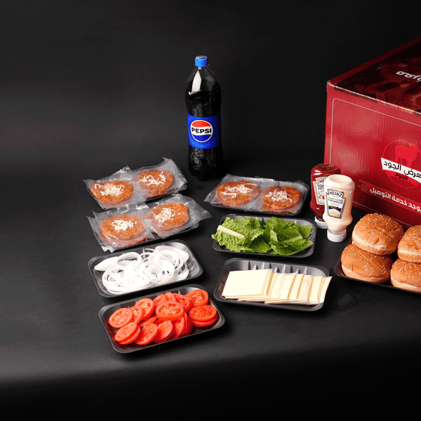 بوكس برجر لحم بالجبن (12 قطعة )