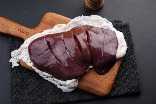 كبدة بشحمة البطن (ماعون)